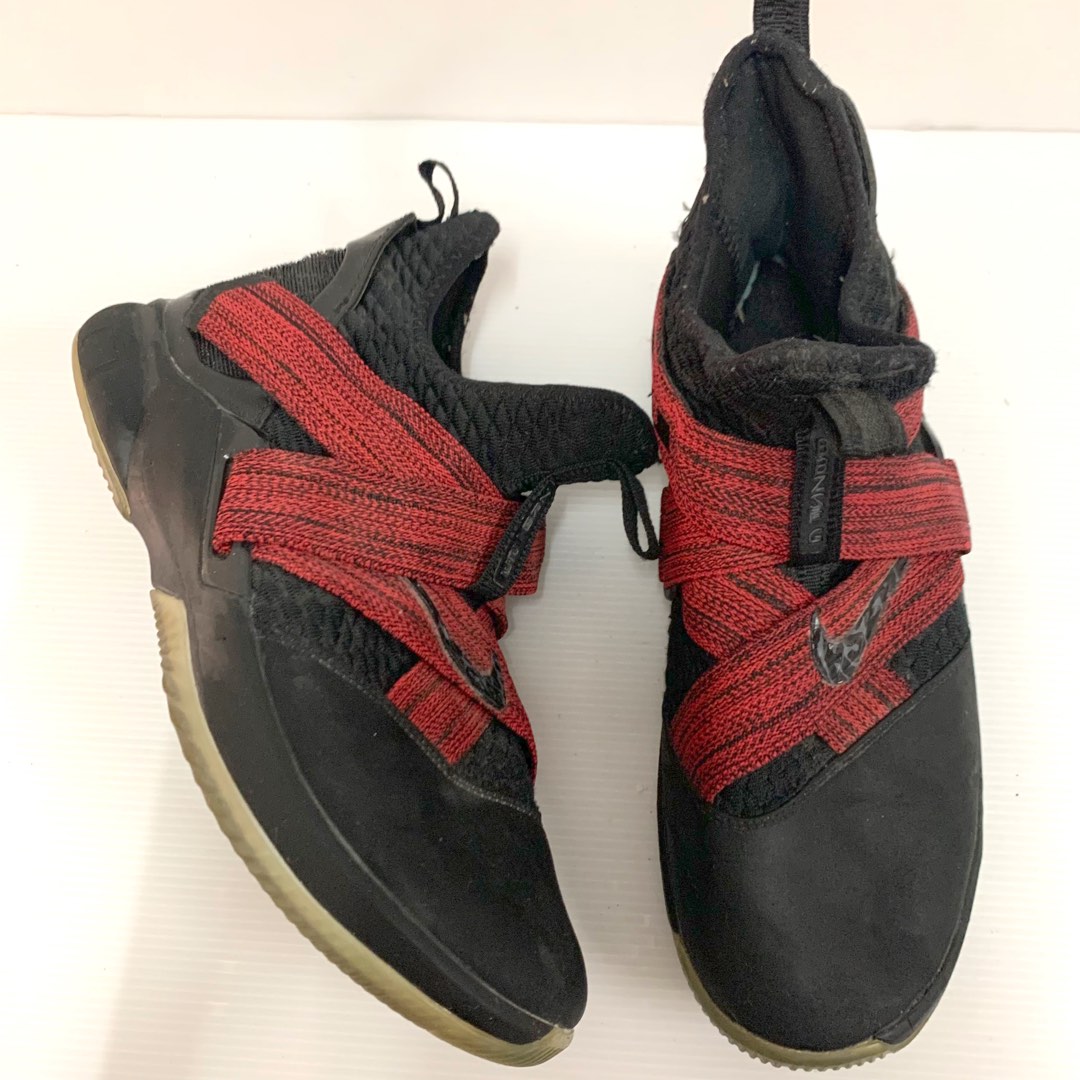 Lebron soldier 12 black red discount