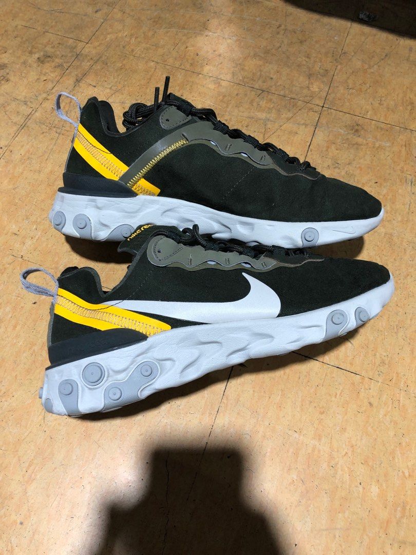 Nike React Element 55 ‘Sequoia’ Trainers(26 cm) (Category: Sneakers) located in Baguio. Submitted by master_of_brands (Listing ID 1254362837, Image 2). Description: Authentic Nike React Element 55 ‘Sequoia’ Trainers Size 8 US/41 Europe/26 cm Slightly used Thick outsole No pinhole No box In excellent condition .