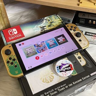 Nintendo Switch OLED ZELDA TOTK - OFW