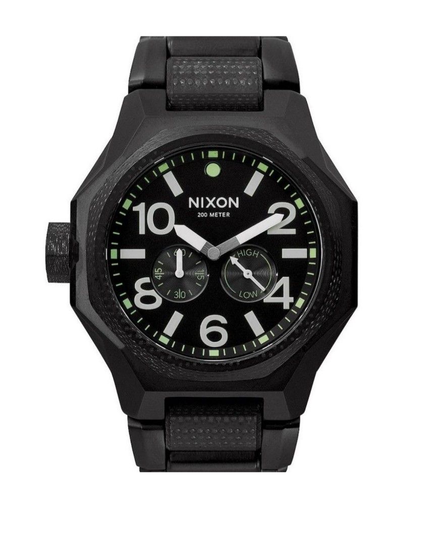 Nixon Tangent Black Steel Men s Fashion Watches Accessories