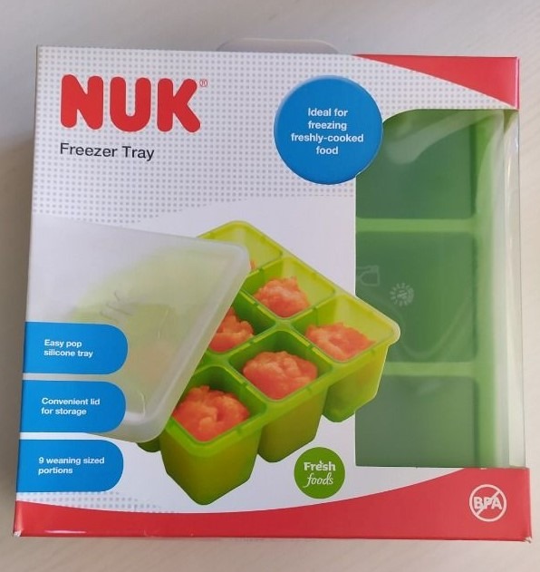Nuk freezer tray with lid top