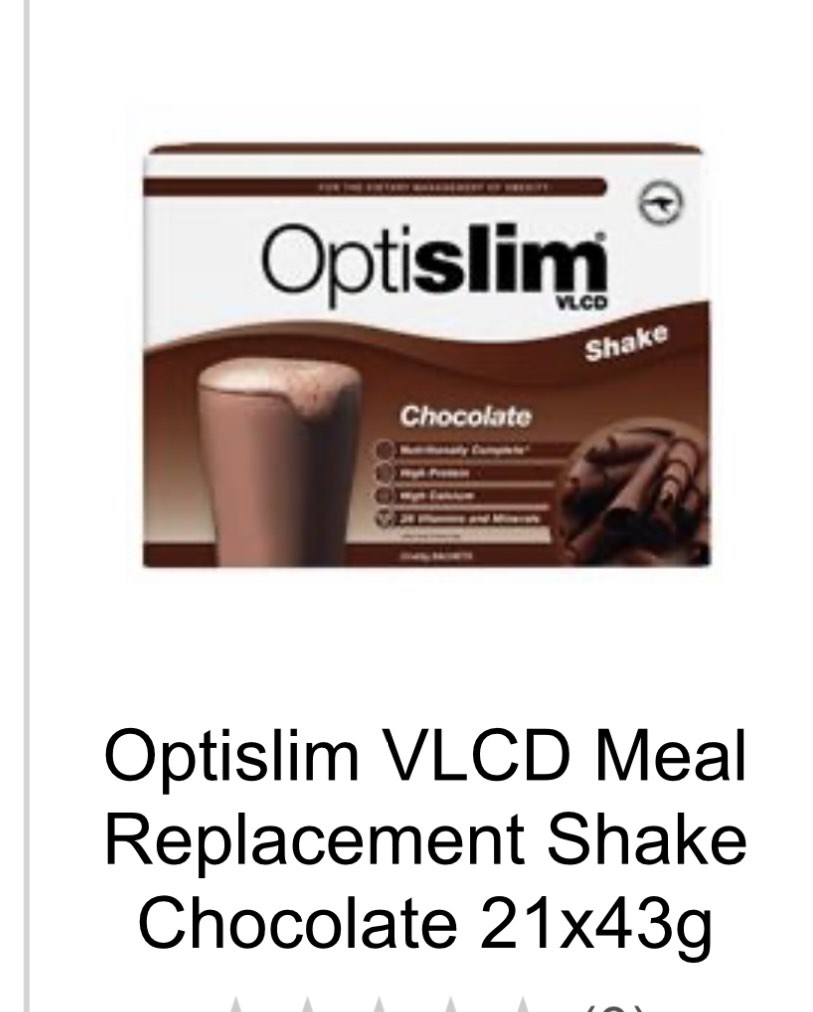 Optislim VLCD Meal Replacement Shake Chocolate 2, 嘢食 & 嘢飲, 其他食物及飲料