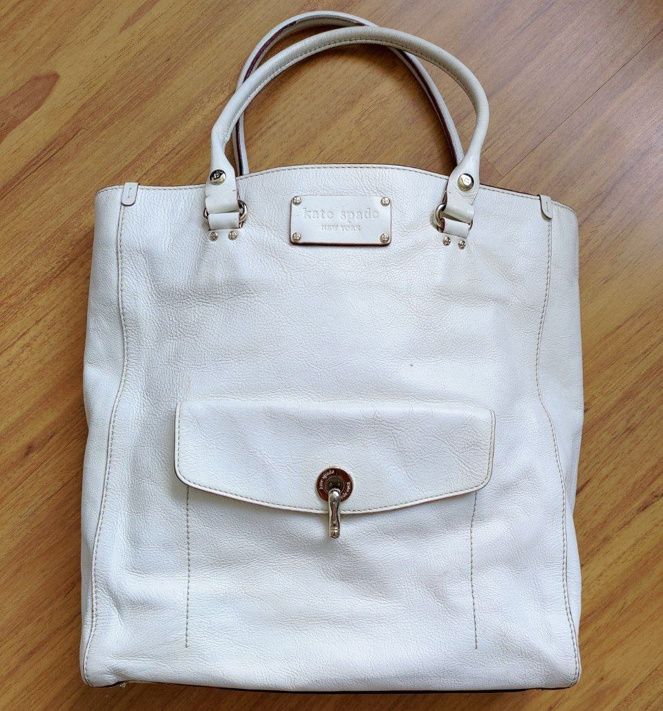 Original Kate Spade Leather Tote Bag Luxury Bags Wallets on