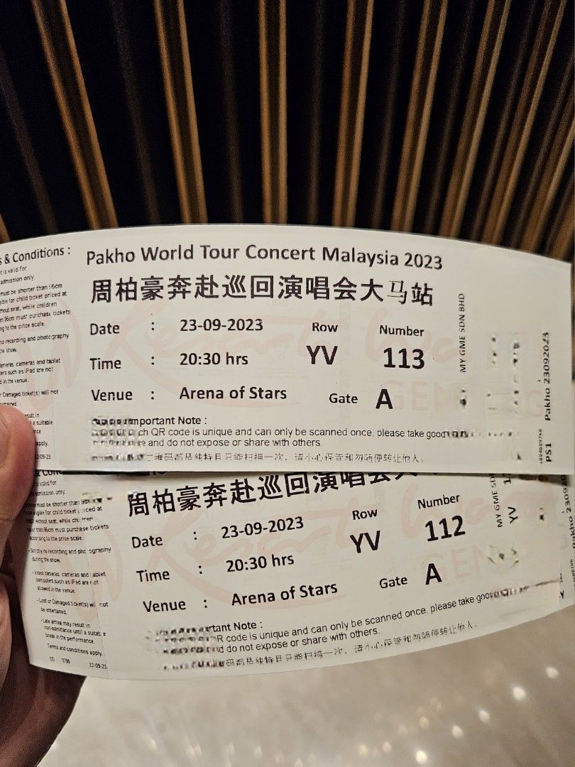 Pakho World Tour Concert Malaysia 2023, Tickets & Vouchers, Event