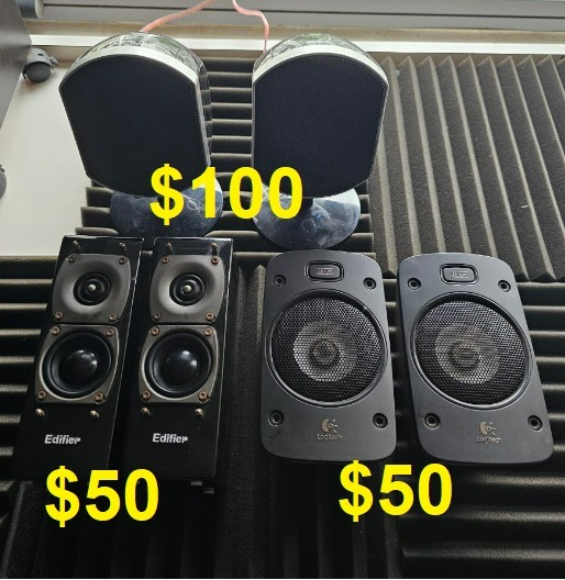 PC Speakers (Focal, Edifier, Logitech), Audio, Soundbars, Speakers
