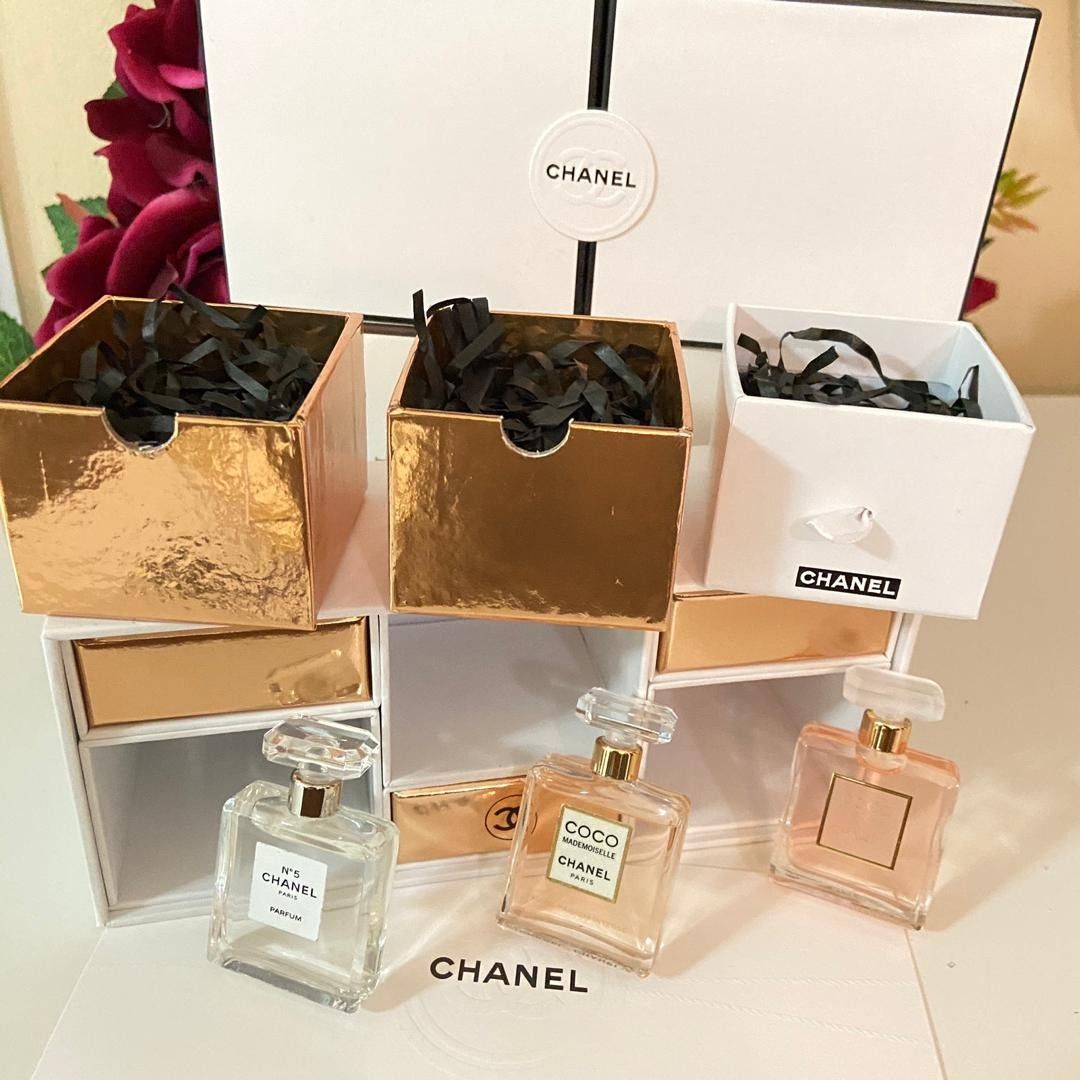 Perfume Chanel Coco mademoiselle miniature set 3 in 1 Perfume gift set,  Beauty & Personal Care, Fragrance & Deodorants on Carousell