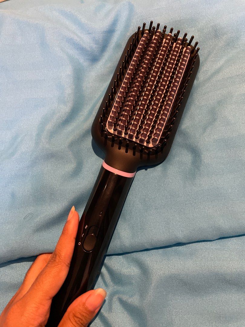 Philips BHH880 Heated Straightening Hair Brush Tourmaline Thermoprotect  Keratin | eBay