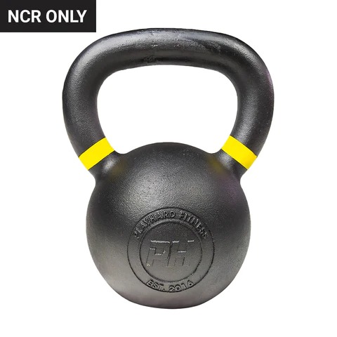 Kettlebell Black 6kg Cement-filled Dumbbell Round Weightlifting