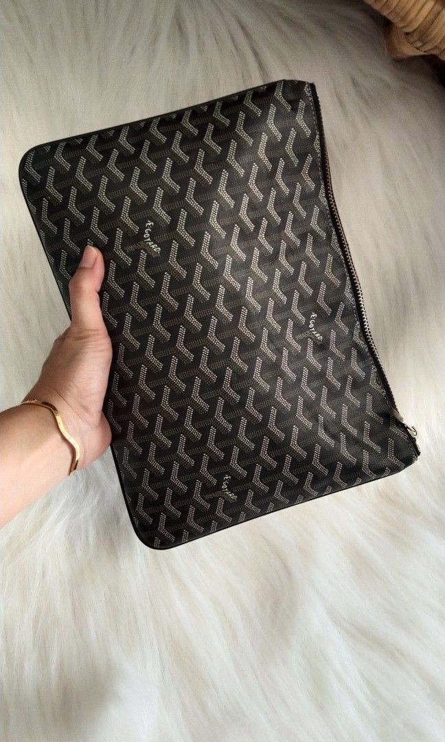 Goyard rouette grey, Fesyen Wanita, Tas & Dompet di Carousell