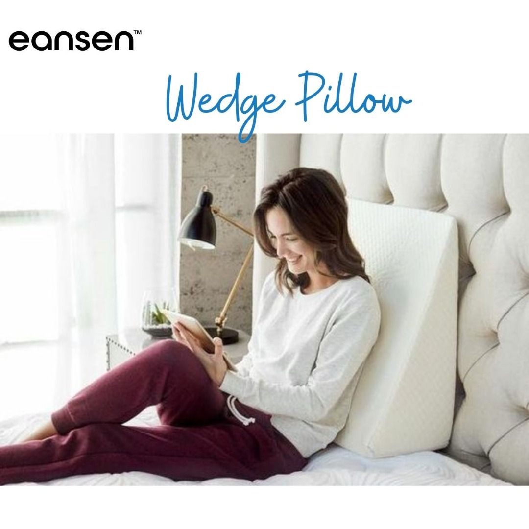 Premium Quality Bed Wedge Pillow Prevent Acid Reflux Rise Support
