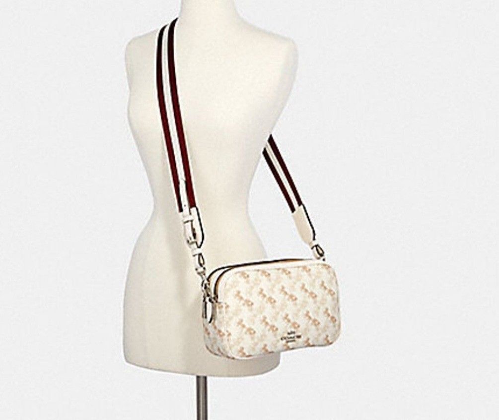 Preorder coach jes Crossbody Sling Bag with horse and carriage prints waiting time 12days after payment has been made chat to buy to order