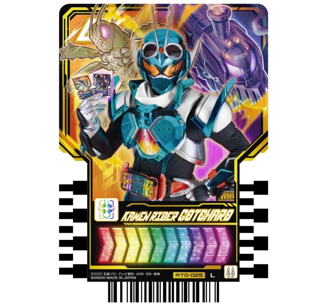 Kamen Rider Gotchard Ride Chemy Card Wafer : 03 Rare &Common New Cards 7set