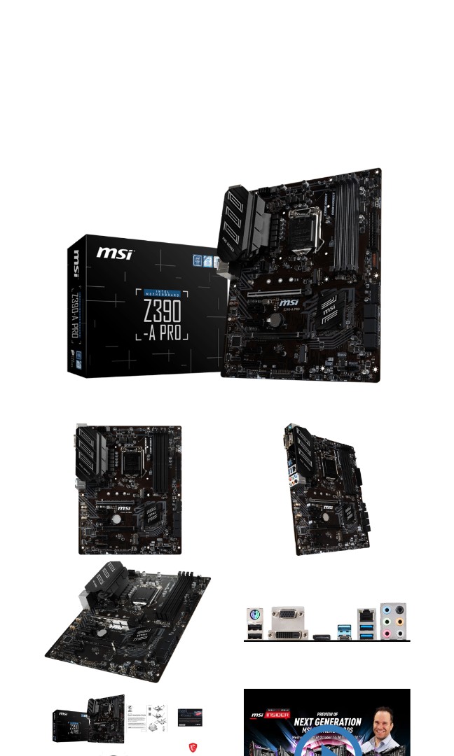 PRICED TO MOVE: MSI Z390-A PRO + Intel Core i7-9700F