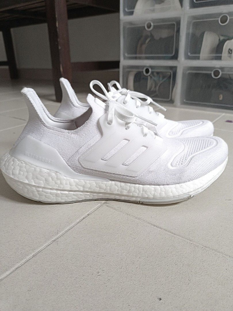 Pure Boost Triple White Men s Fashion Footwear Sneakers on
