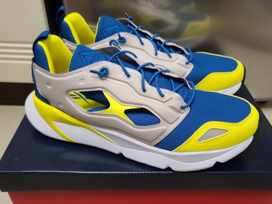 Reebok Furylite 95 Millennium blue neon yellow US11 HR1369