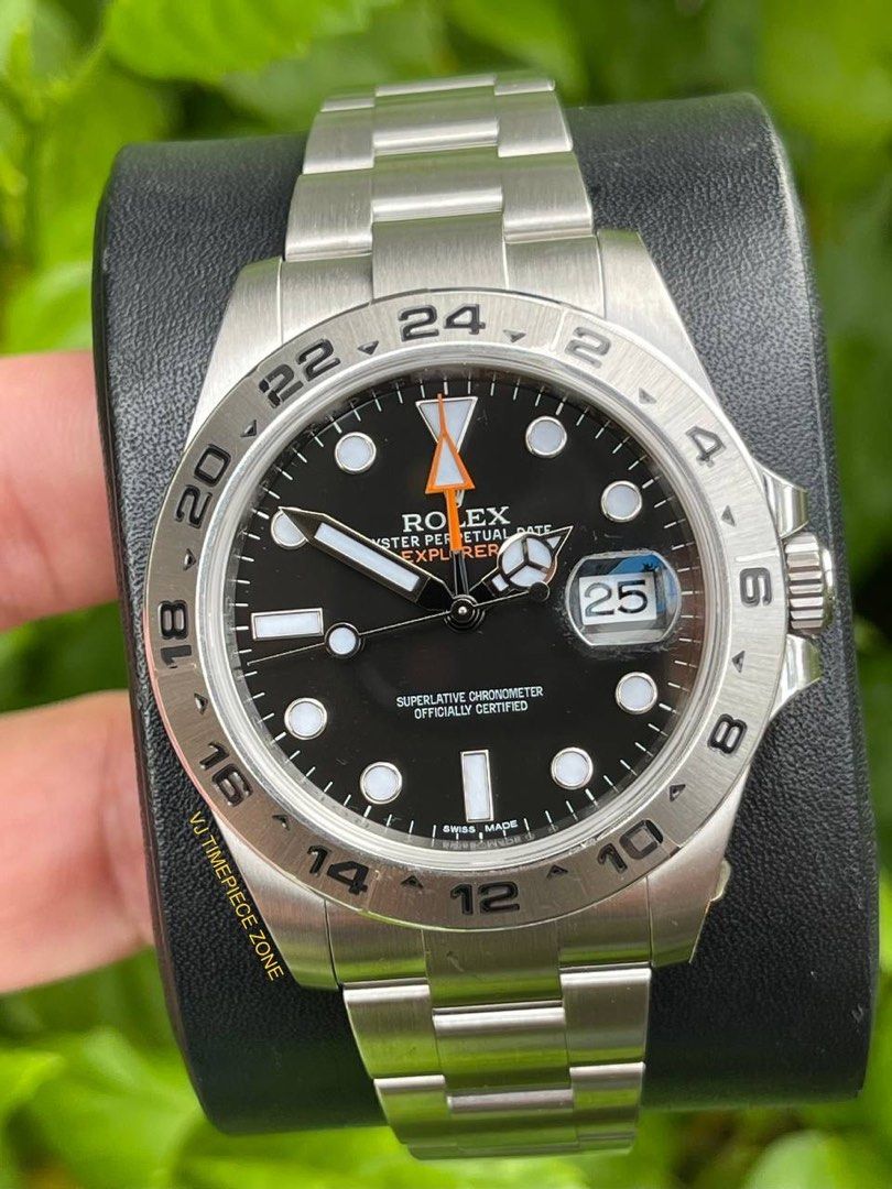 Rolex GMT Explorer2 Black Dial 42MM Ref.216570 New Old Stock Unworn