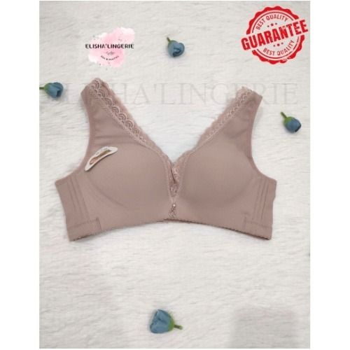 Buy Womens Lingerie Deep V Breathable Plus Size Adjustable Cotton Bra Front  Opening Buckle Cross No Steel Ring Underwear P Cup Size M at