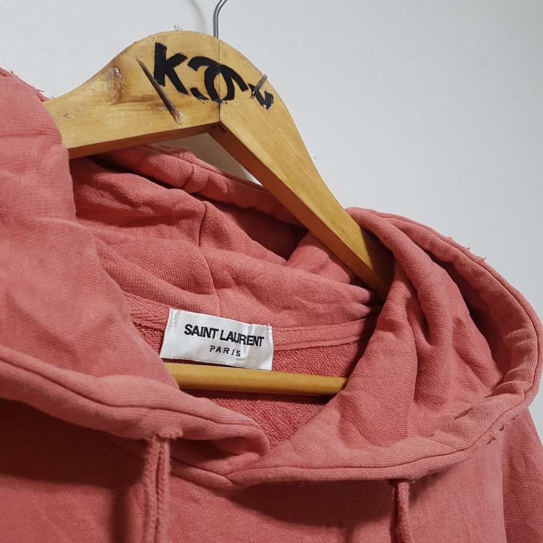 Ysl top pink hoodie