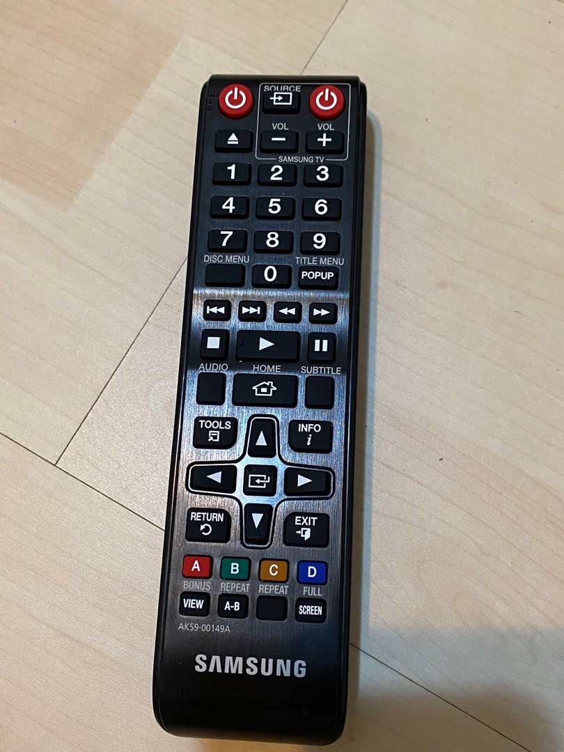 Samsung Bluray player Remote Control, TV & Home Appliances, TV