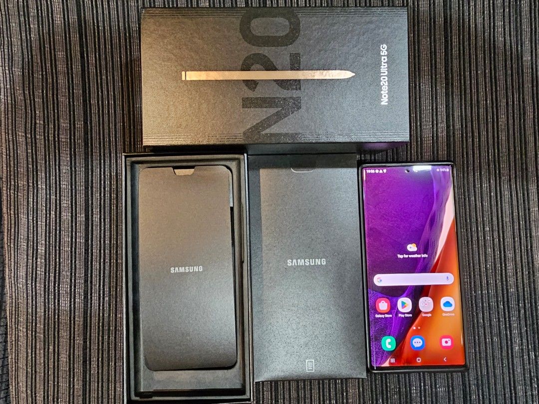 Unboxing Samsung Samsung Galaxy Note 20 Ultra Box Contents