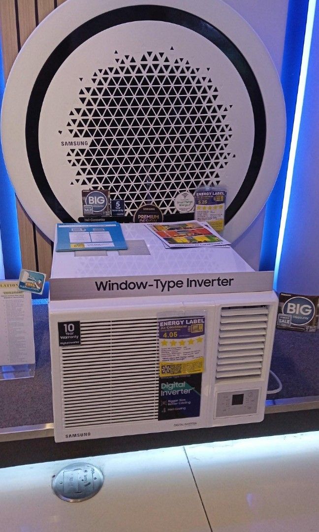 SAMSUNG WINDOW TYPE INVERTER AIRCON, TV & Home Appliances, Air ...