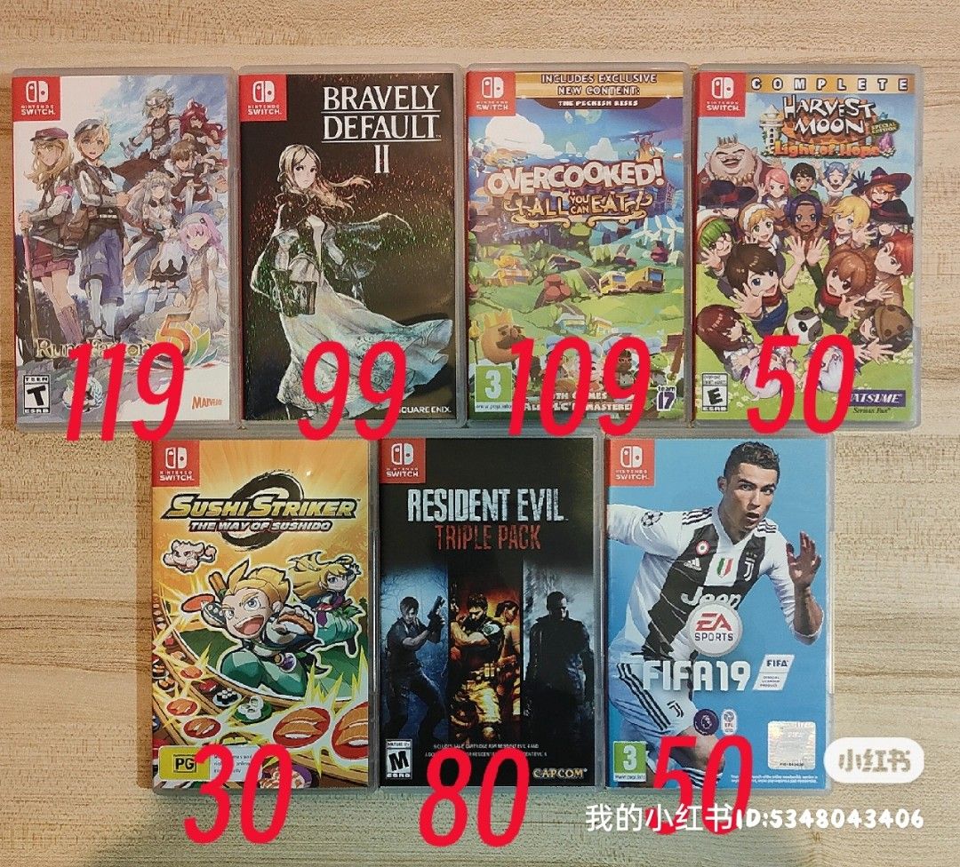 Second hand Switch Games!, Video Gaming, Video Games, Nintendo on Carousell