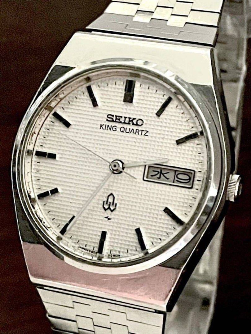 Seiko King Quartz 5856-8070, 男裝, 手錶及配件, 手錶- Carousell