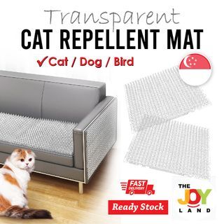 [SG Seller] Transparency Cat Deterrent Mat | Gardening Anti Cat Scar Mat | Anti Cat Dog Bird Mat