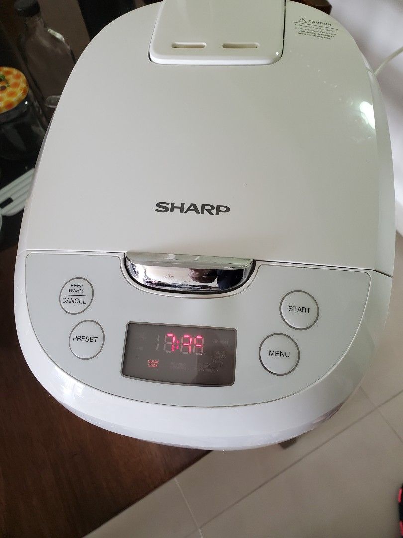 Sharp Rice Cooker, Furniture & Home Living, Kitchenware & Tableware