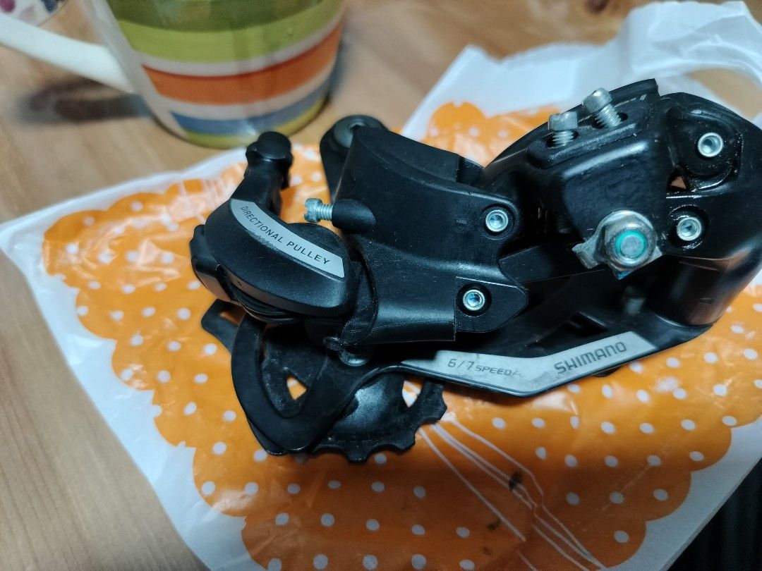 Deore 7 speed rear derailleur clearance