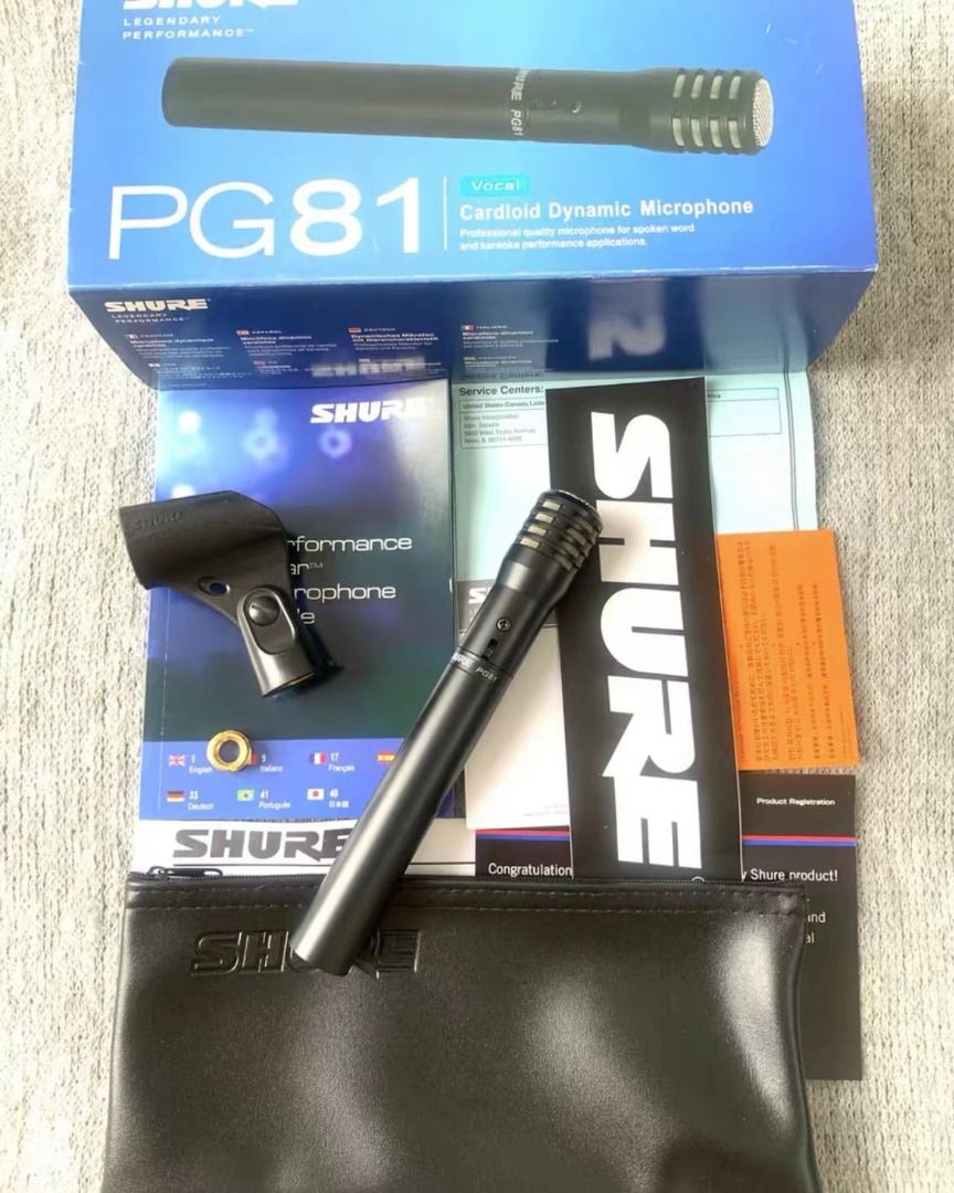 Shure pg81 for store vocals