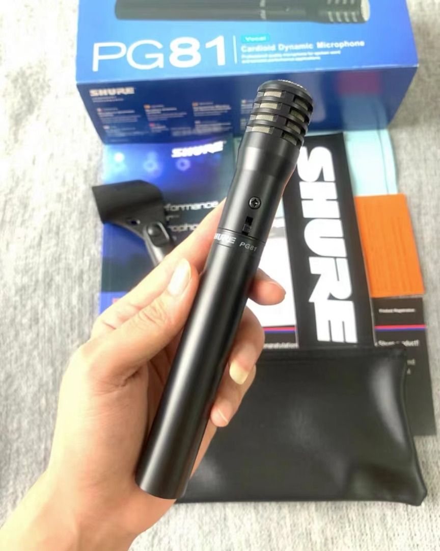 Shure pg81 for vocals sales