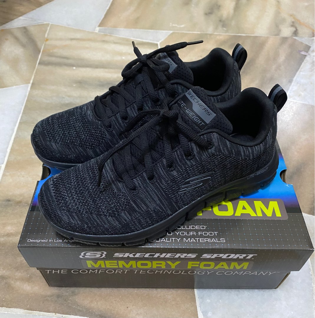 Skechers men's shop track walking shoes