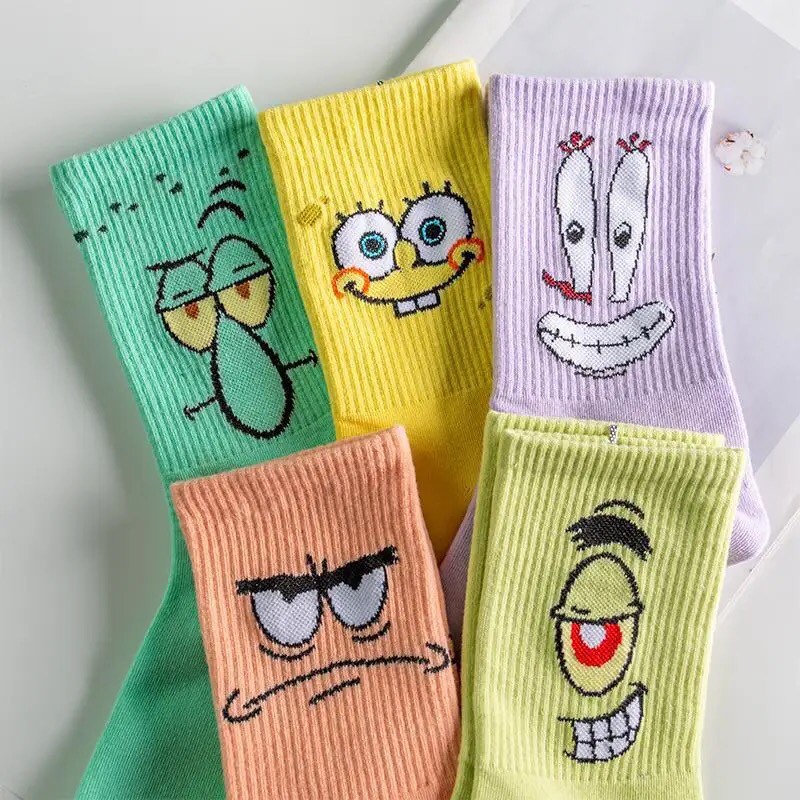 Spongebob socks, Women's Fashion, Watches & Accessories, Socks & Tights ...