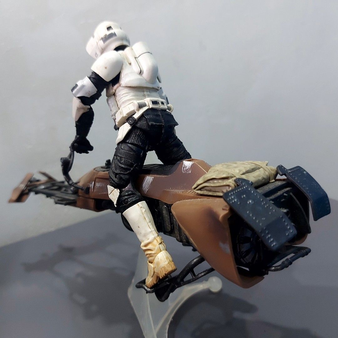 Star Wars 6 inch Speeder Bike Black Series Action Figure Toys, Hobbies ...