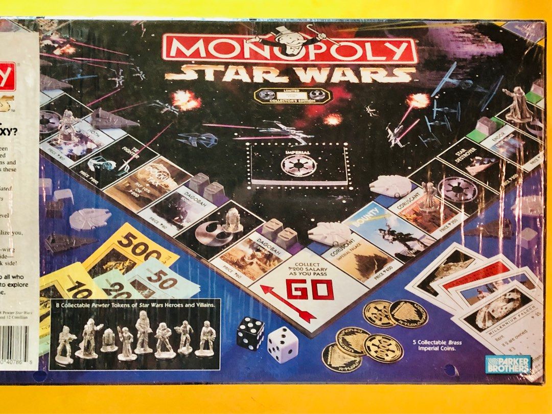 Star Wars Monopoly Limited Collector’s Edition., Hobbies & Toys, Toys