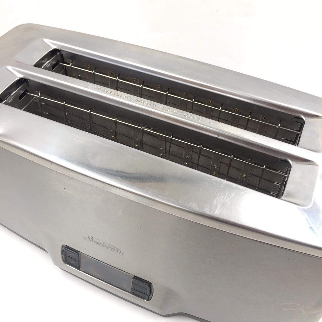 SUNBEAM TA6440A Stainless Steel Maestro 4 Slice Toaster TV Home Appliances Kitchen Appliances Ovens Toasters on Carousell