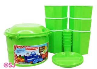 💢SUNNYWARE 20IN1 PICNIC GOOD STORAGE SET