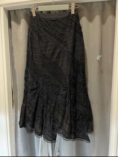 super19991232古著蕾絲拼接裙
