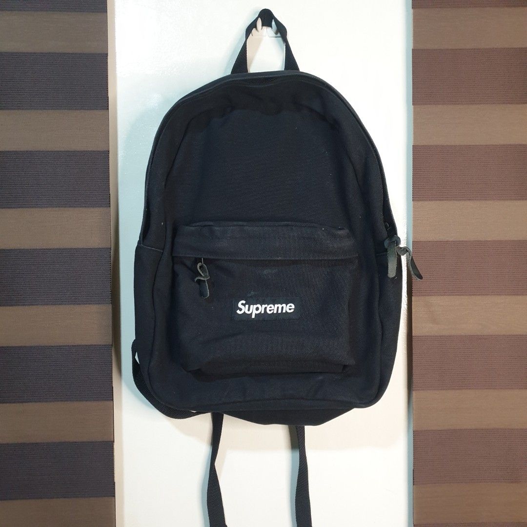 Supreme Canvas Backpack Black - FW20/FW21 - US