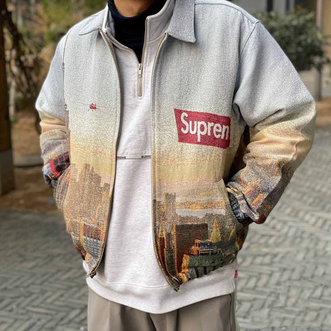 Supreme aerial tapestry harrington jacket deals