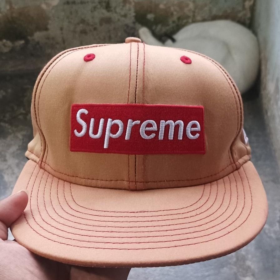 Supreme x New Era Snapback 59Fifty Original Authentic 100 Baseball Cap Hat Topi Caps Hats 59 Fifty Like New Second Used Preloved Bekas Pre Loved 2nd