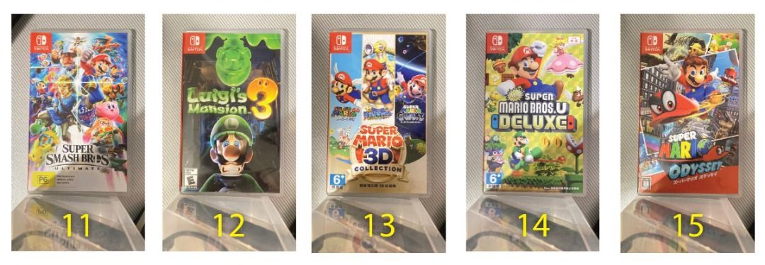 switch games （分類：Nintendo 任天堂）位於 Hong Kong。 由 newflower.e6567c 提交（商品編號 1254379324，圖片 3）。簡介： (已沒有) Switch ARMS (已沒有) Switch Mario Tennis Ace 03. $230 Switch 你裁我剪！斯尼帕Plus 04. $280 Switch 耀西的手工世界 Yoshi’s Crafted World 05. $160 Switch 樂高®小城：臥底密探 LEGO® CITY Undercover (已沒有) Switch ZELDA 薩爾達傳說・無雙 災厄啟示錄 07. $280 Switch R-Type Final 2 08. $200 Switch ULTRA STREET FIGHTER® II The Final Challengers 09. $600 Switch 全新未開 勇者鬥惡龍 英雄集結 1・2 (日本語) 10. $300 Switch 