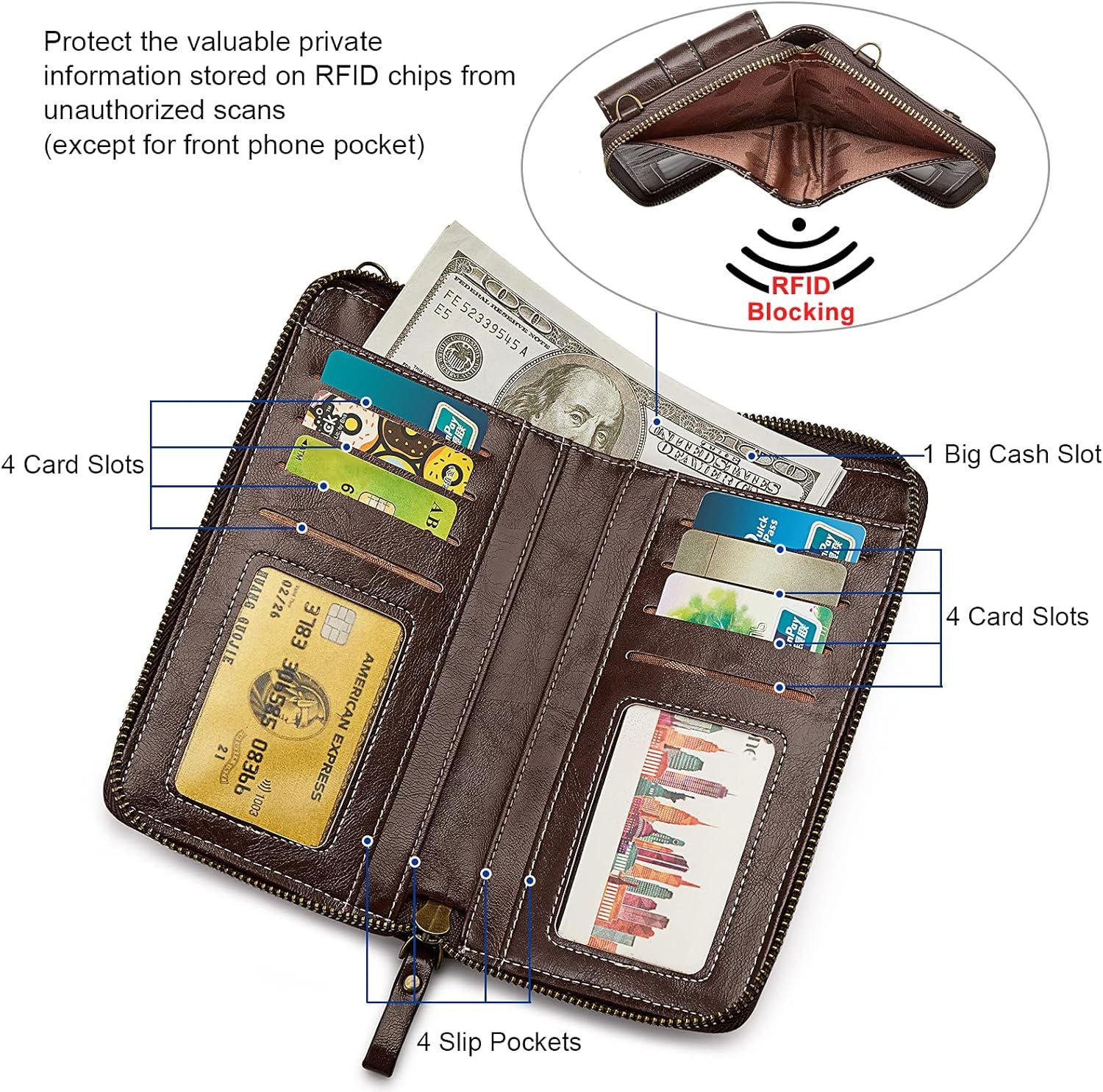 Cell phone wallet purse new arrivals
