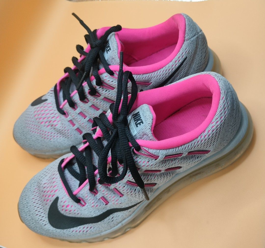 Nike air max 2016 grey pink sales