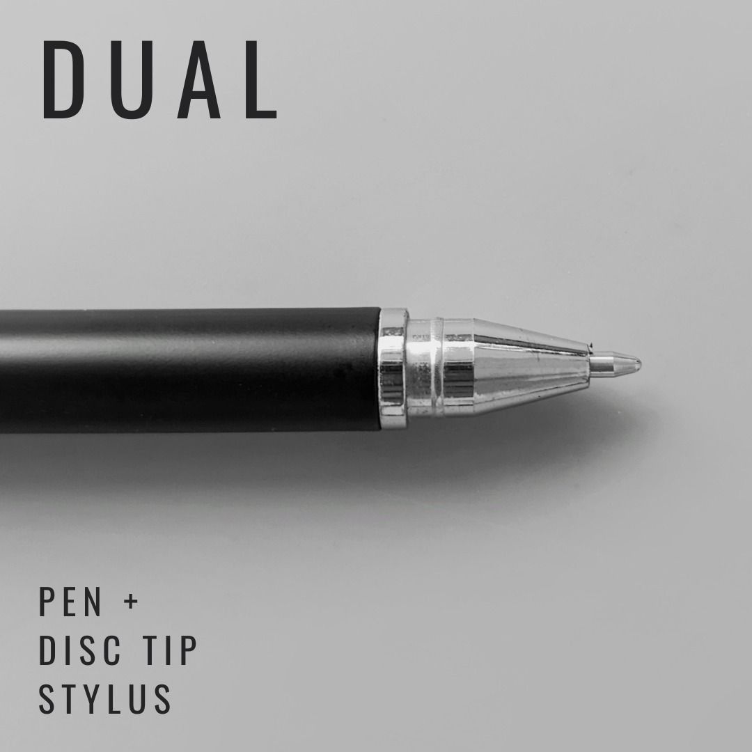 The Dual Tip Stylus for Smartphones and Tablets (Disc Tip + Ballpoint ...