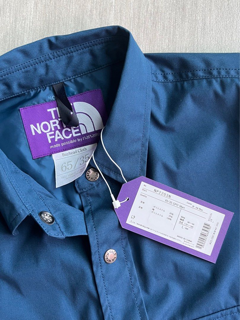 The North Face Purple Label 65/35 CPO Shirt 紫標, 男裝, 上身及套裝