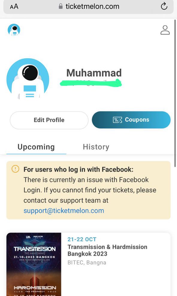 TICKET TRANSMISSION BANGKOK 2023, Tickets & Vouchers, Event Tickets on