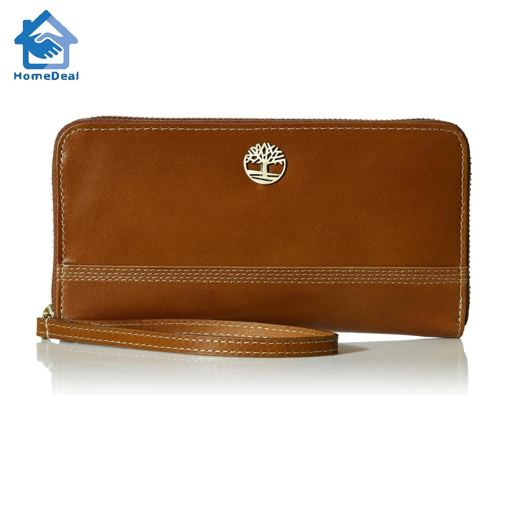 Timberland Women's Leather RFID Flap Wallet Clutch Organizer