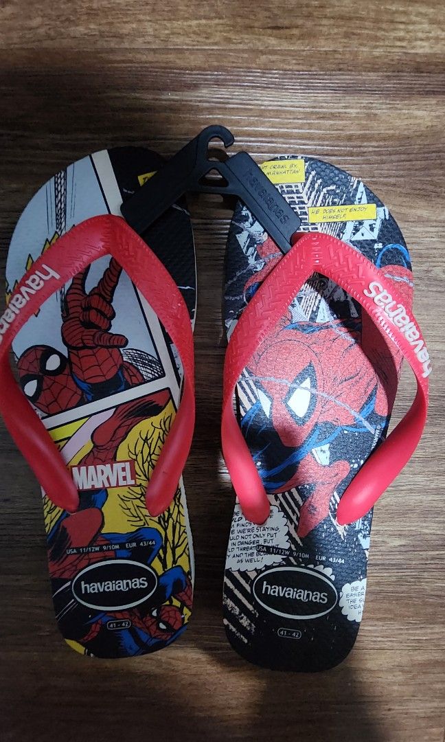 Marvel flip flops mens discount